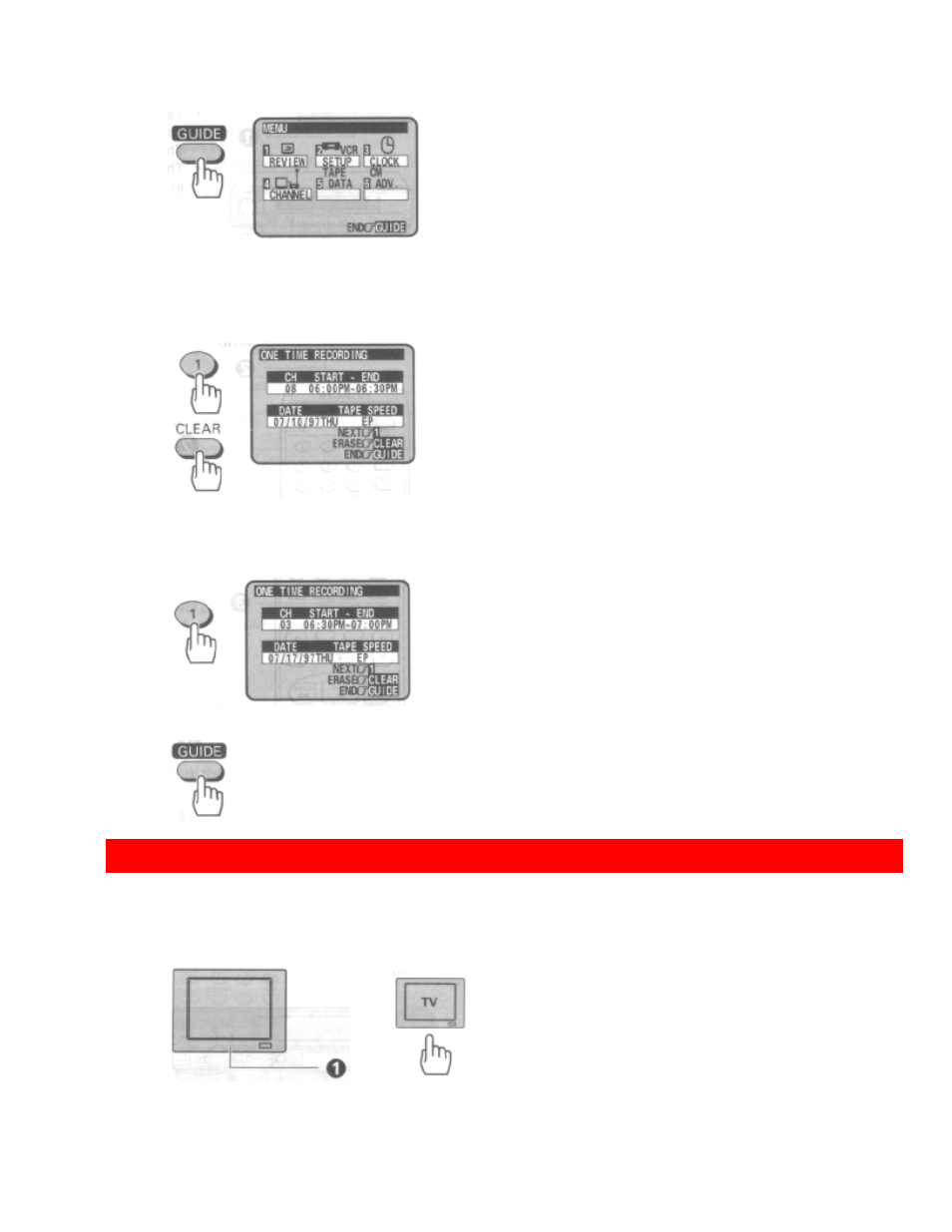 Programming the vcr remote to control your tv | Hitachi VT-FX621A User Manual | Page 43 / 52