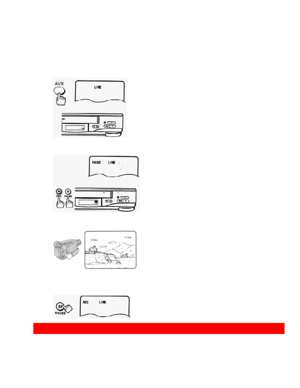 Copying from one vcr to another vcr (dubbing) | Hitachi VT-FX621A User Manual | Page 48 / 52