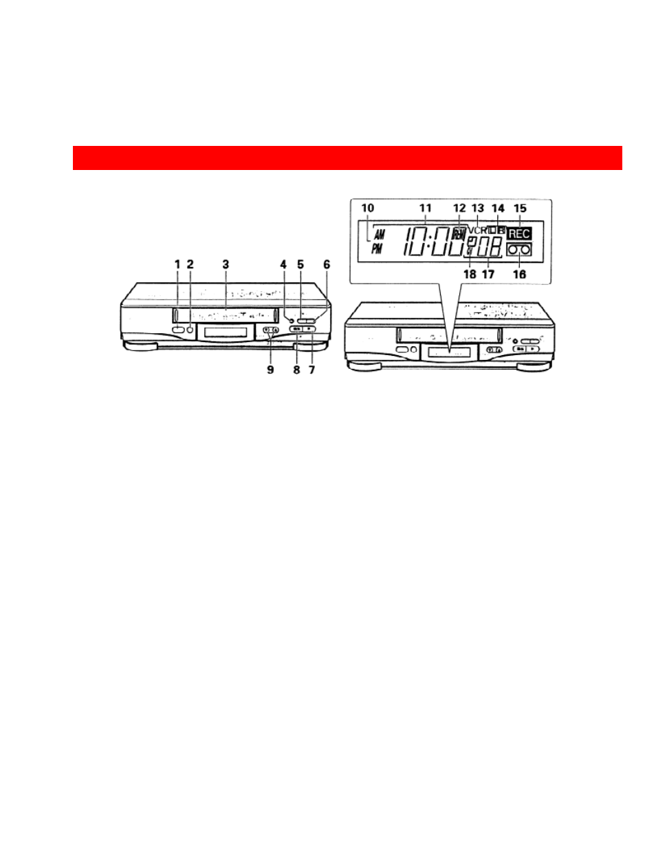 Customer controls | Hitachi VT-FX621A User Manual | Page 7 / 52