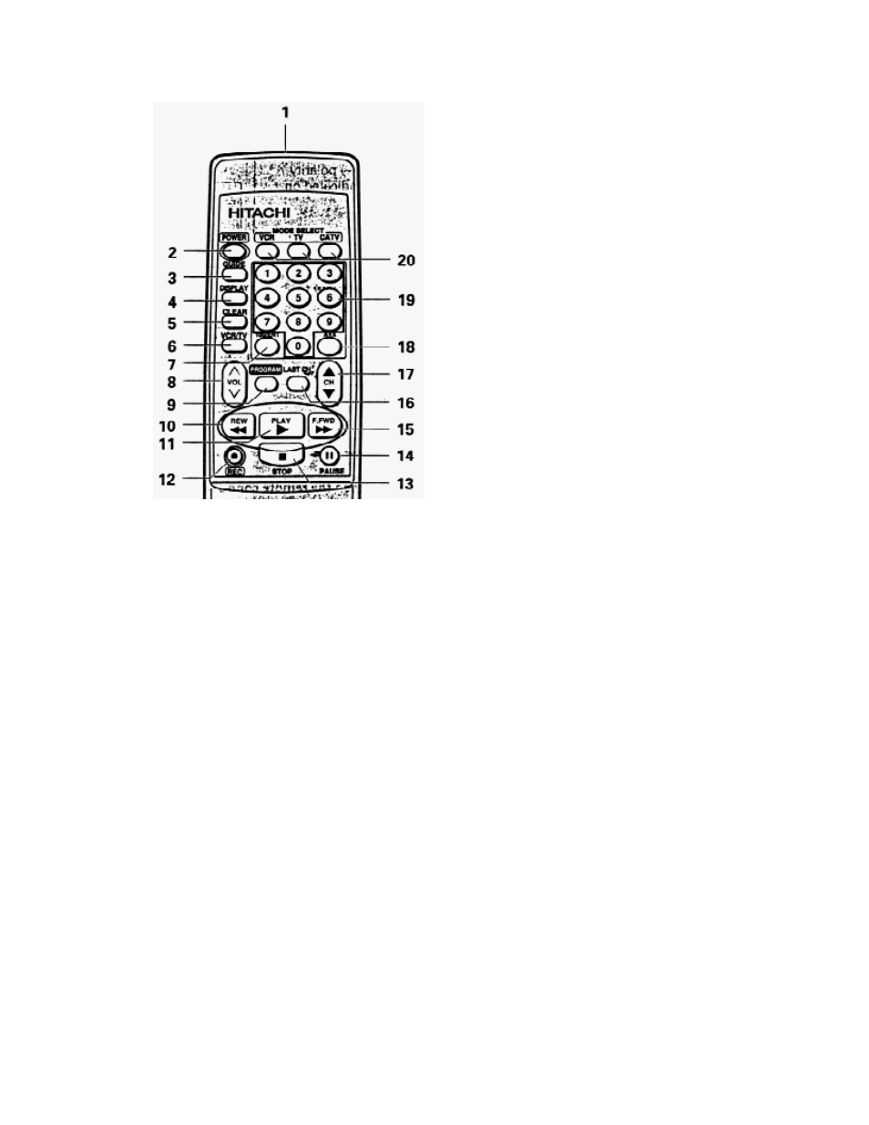 Hitachi VT-FX621A User Manual | Page 9 / 52