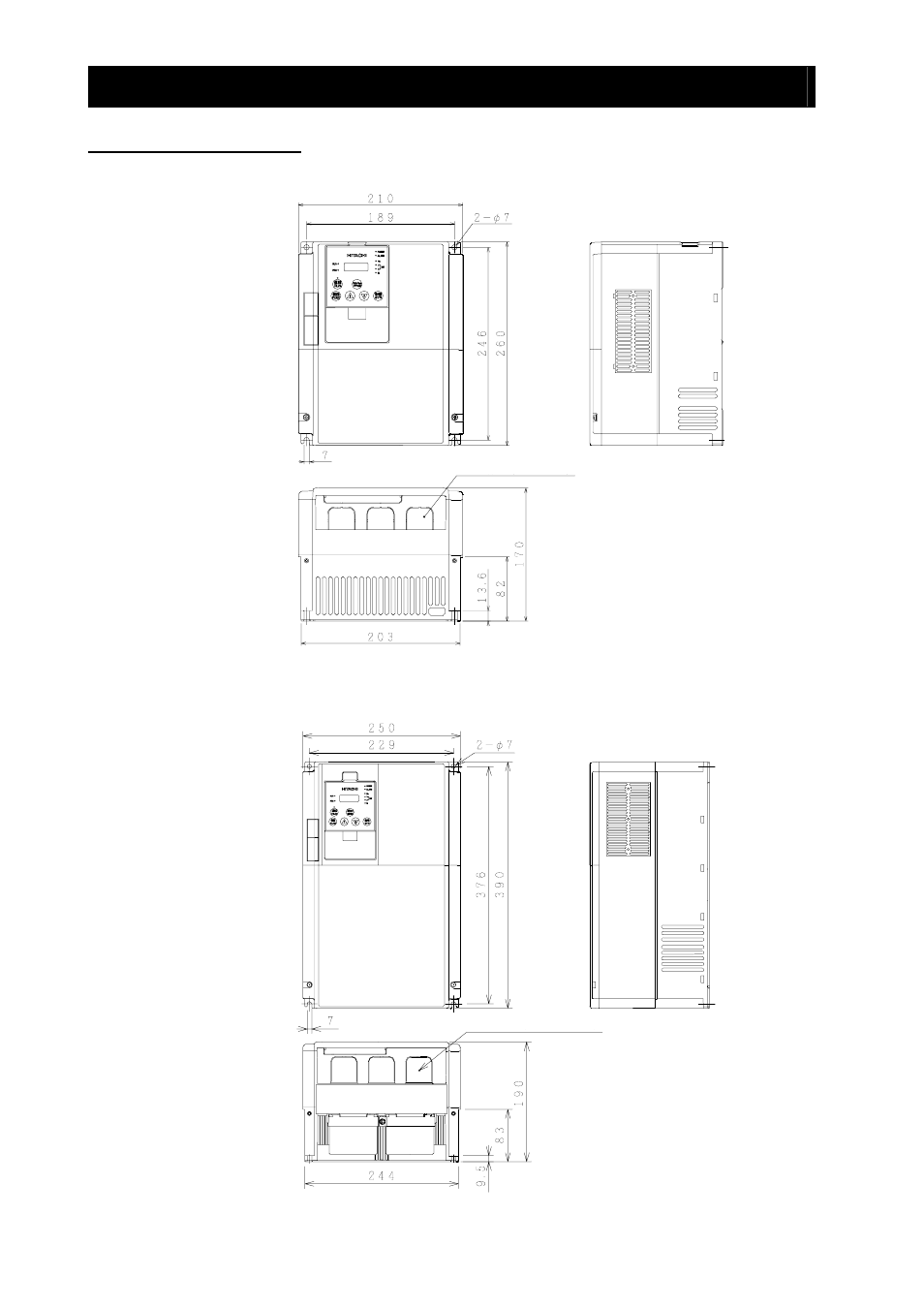Hitachi SJ700-2 User Manual | Page 256 / 284