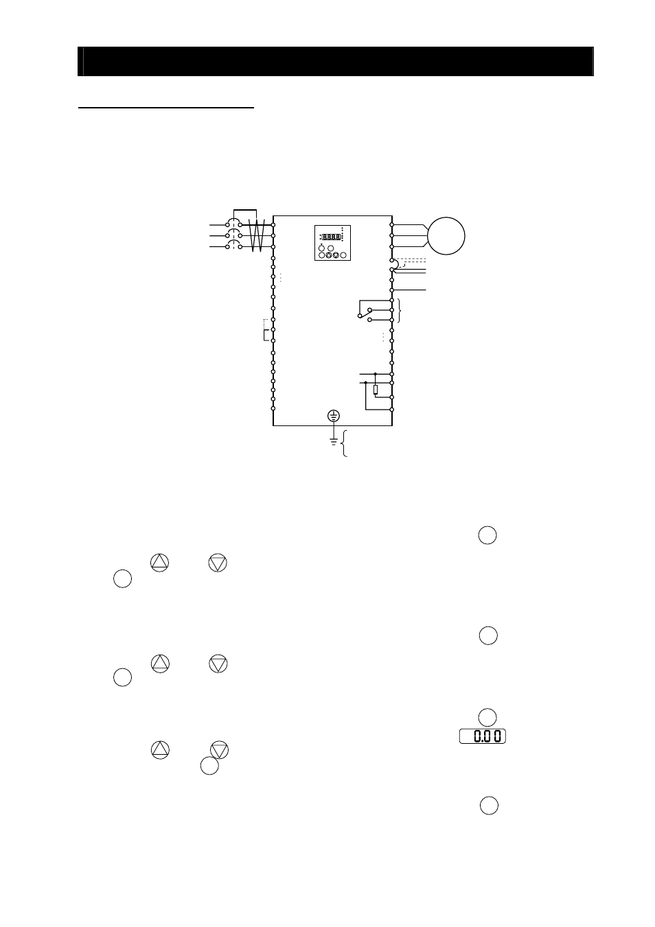 Chapter 3 operation, 3 how to make a test run | Hitachi SJ700-2 User Manual | Page 59 / 284