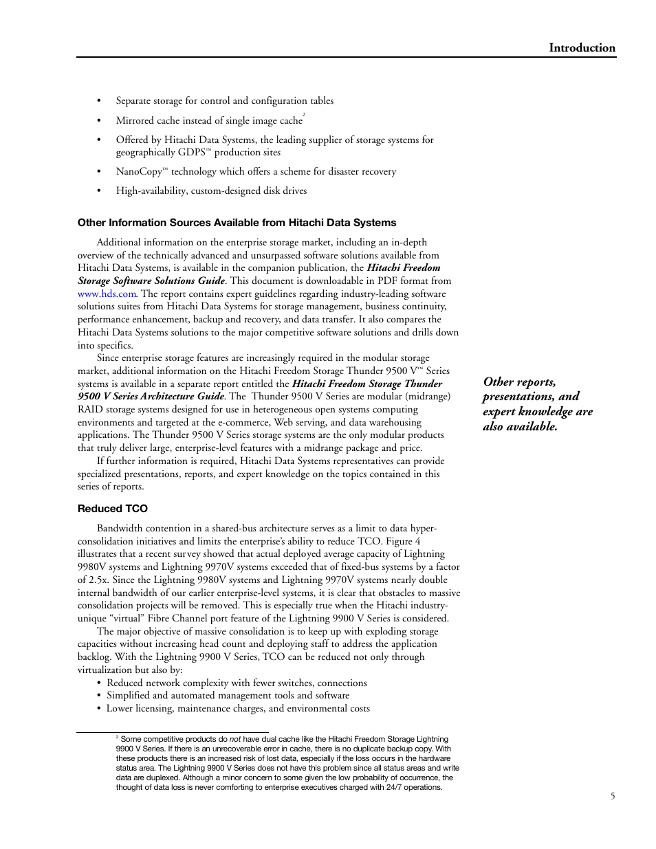 Hitachi STORAGE 9900 User Manual | Page 15 / 85