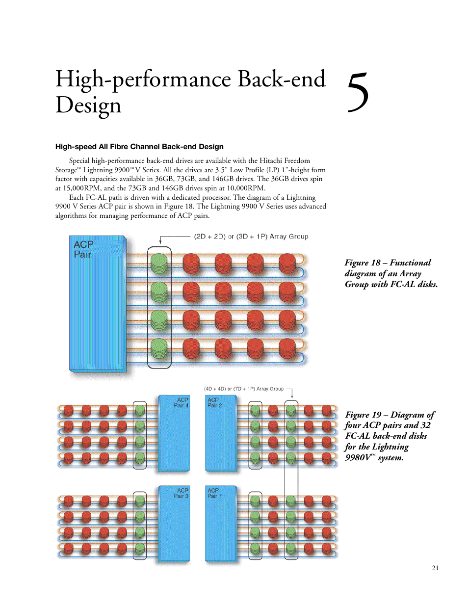 High-performance back-end design | Hitachi STORAGE 9900 User Manual | Page 31 / 85