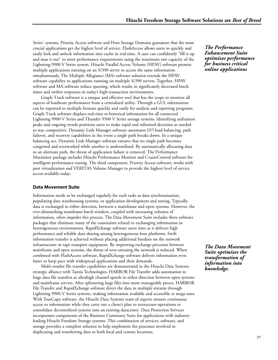 Hitachi STORAGE 9900 User Manual | Page 47 / 85