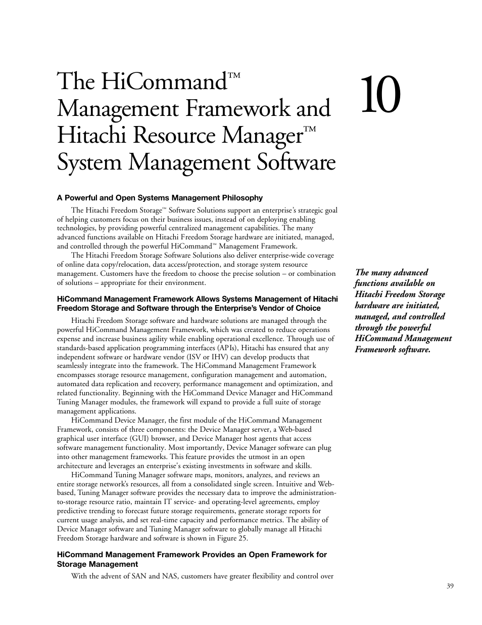 Hitachi STORAGE 9900 User Manual | Page 49 / 85