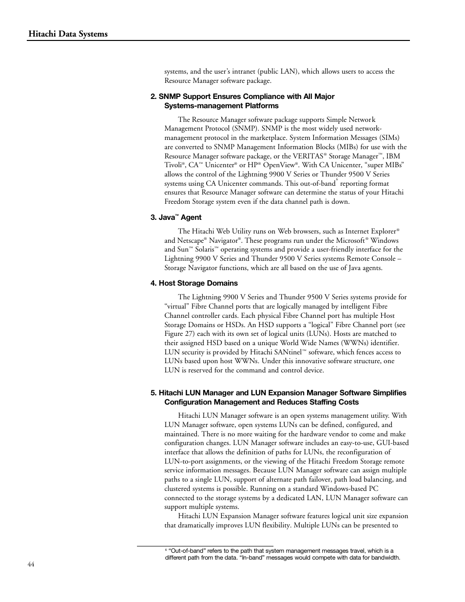 Hitachi STORAGE 9900 User Manual | Page 54 / 85