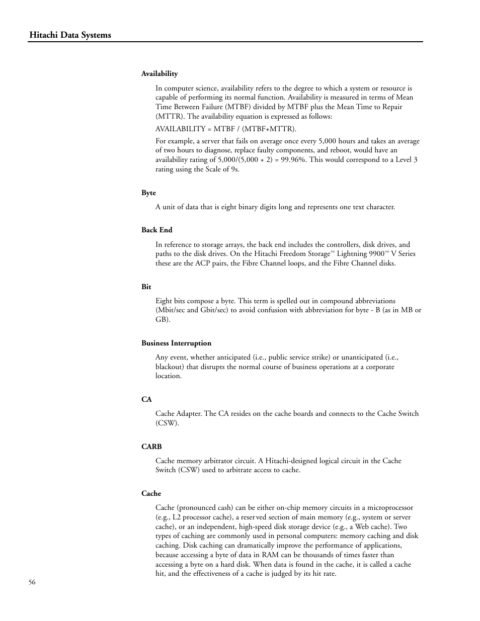 Hitachi STORAGE 9900 User Manual | Page 66 / 85