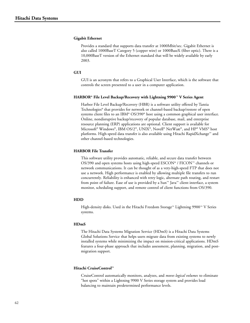 Hitachi STORAGE 9900 User Manual | Page 72 / 85