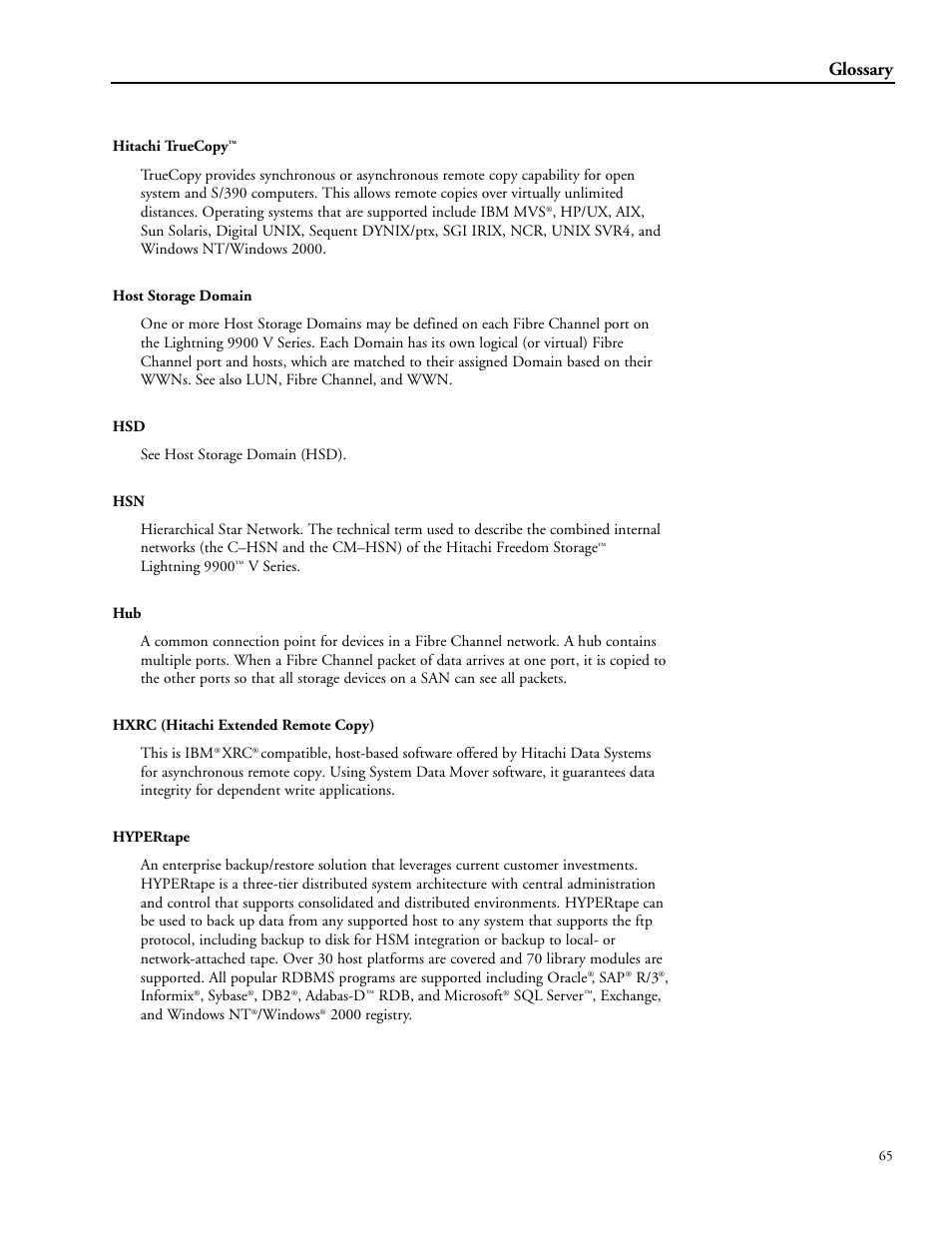 Hitachi STORAGE 9900 User Manual | Page 75 / 85