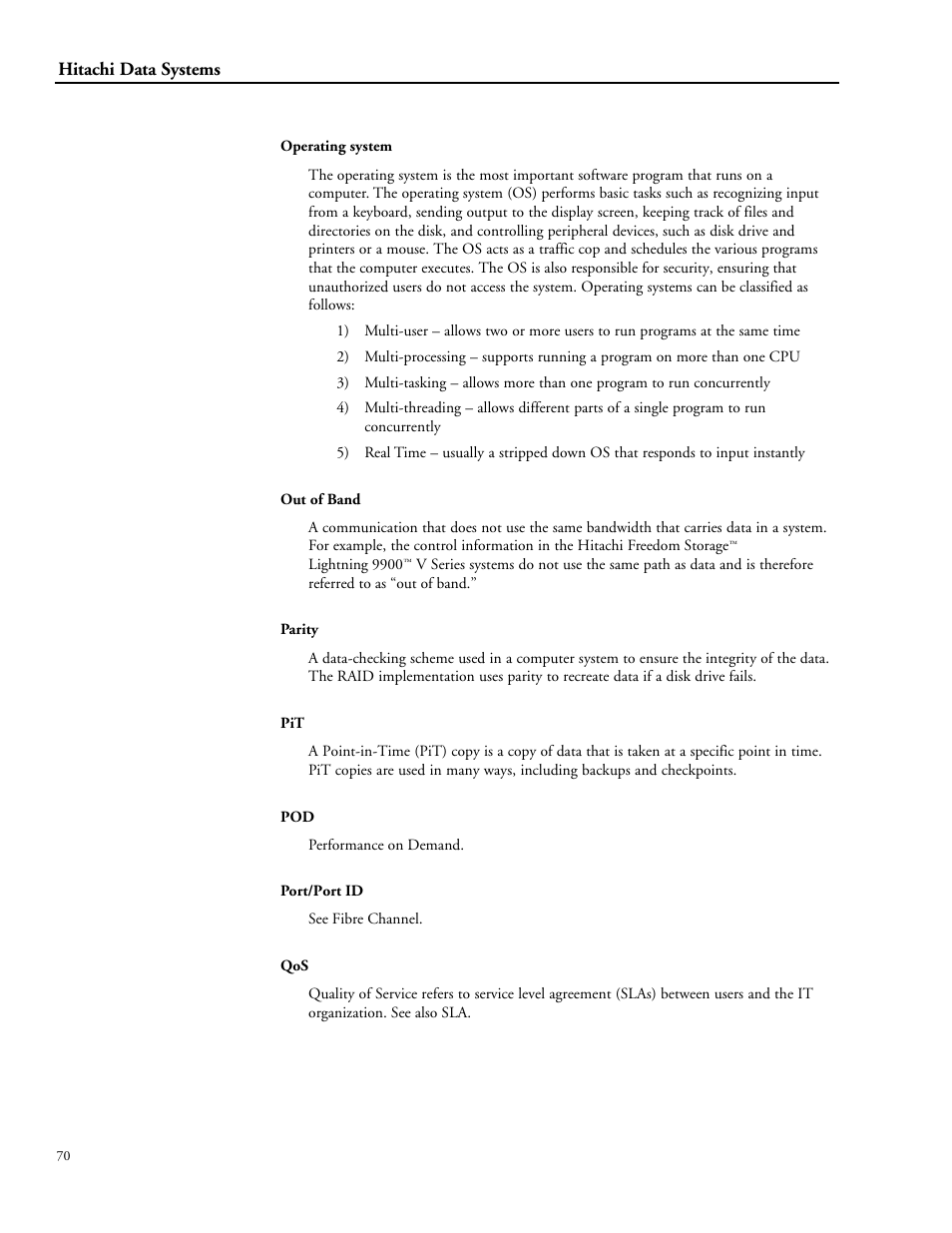 Hitachi STORAGE 9900 User Manual | Page 80 / 85