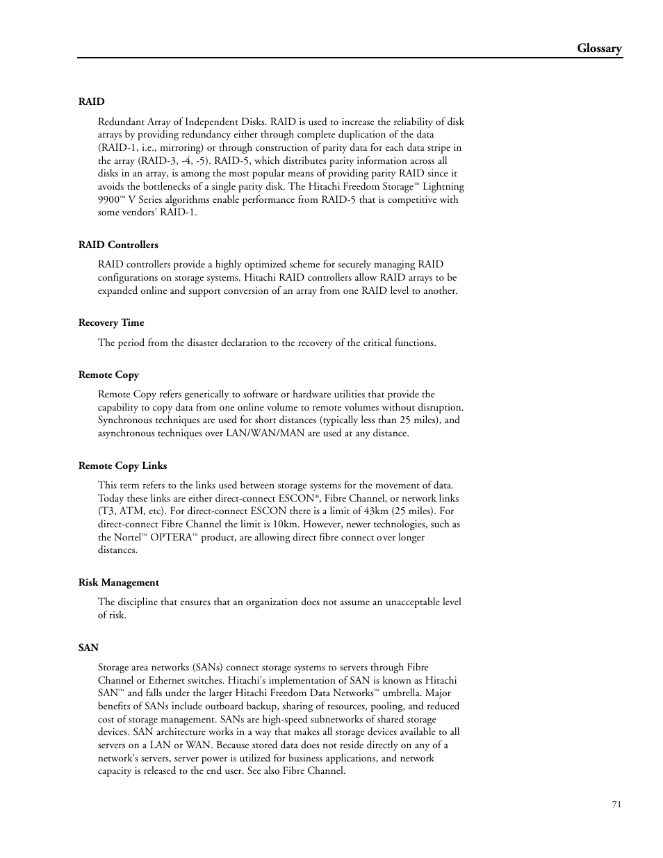 Hitachi STORAGE 9900 User Manual | Page 81 / 85