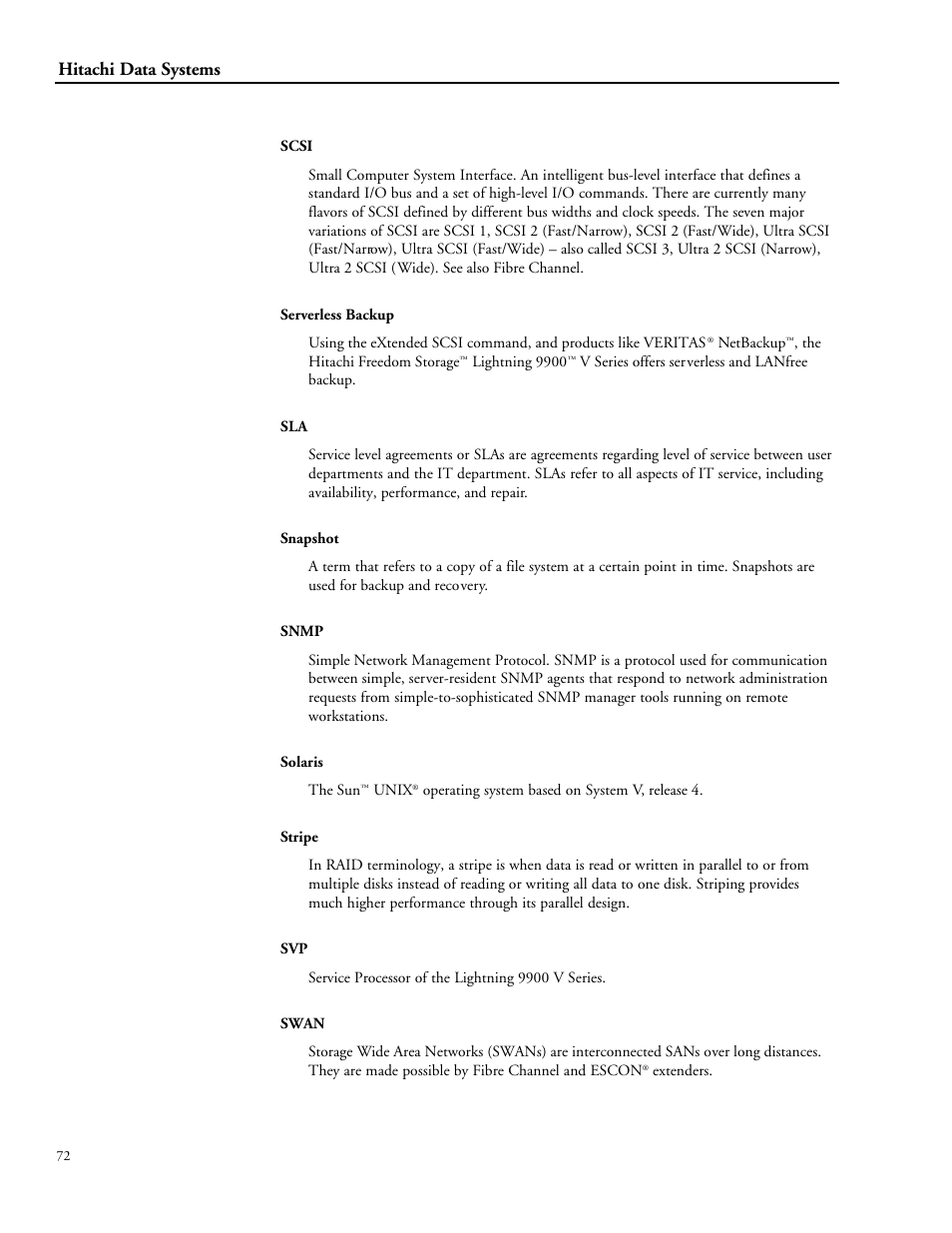 Hitachi STORAGE 9900 User Manual | Page 82 / 85