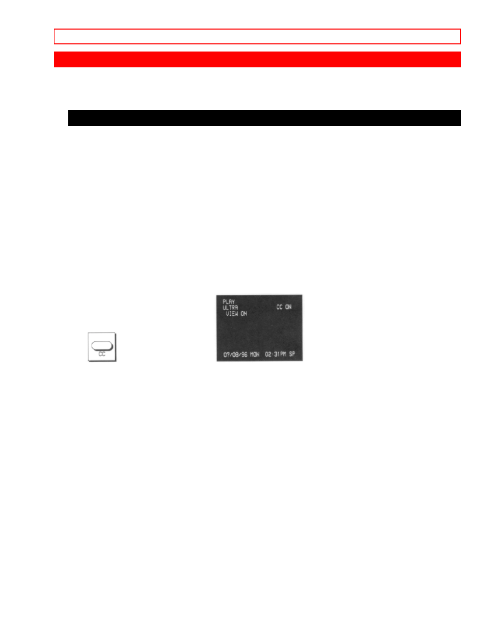 Basic operations (displaying captions), Displaying captions | Hitachi VT-UX605A User Manual | Page 58 / 83