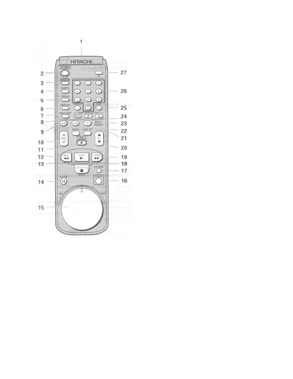 Hitachi VT-UX617A User Manual | Page 11 / 81