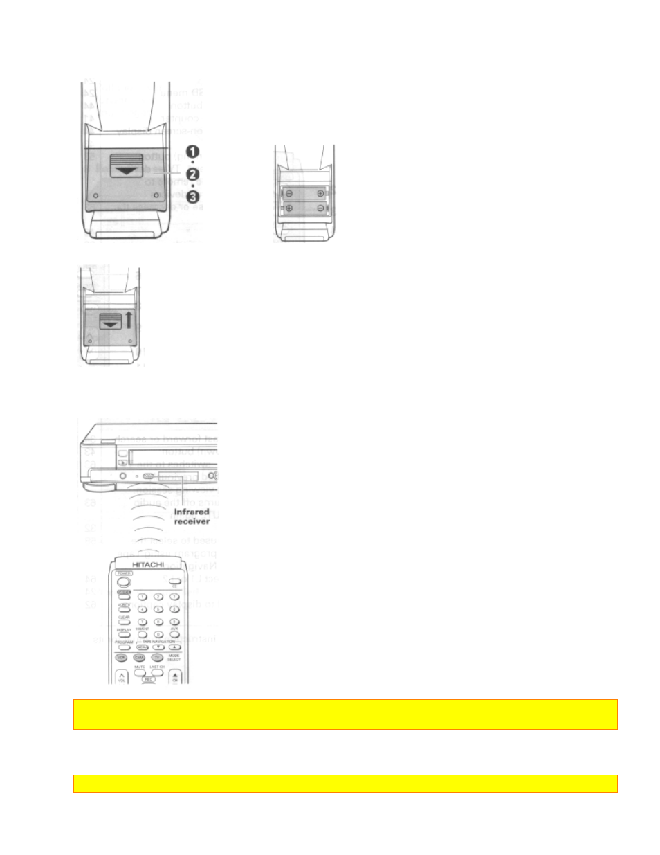 Operating in the remote control | Hitachi VT-UX617A User Manual | Page 13 / 81