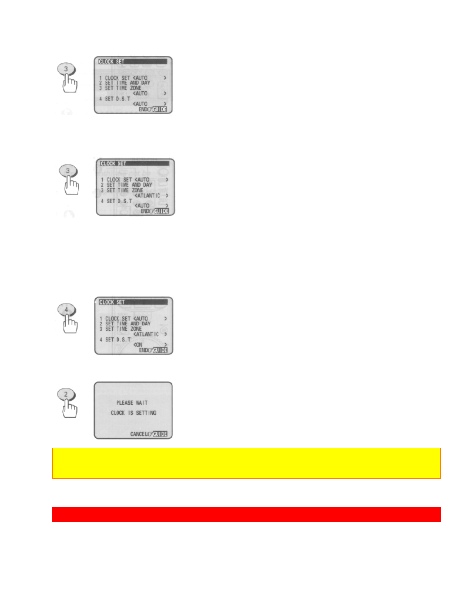 Setting the clock -manually, To set the clock manually | Hitachi VT-UX617A User Manual | Page 25 / 81