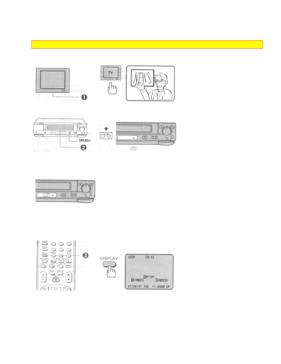Basic recording steps | Hitachi VT-UX617A User Manual | Page 48 / 81