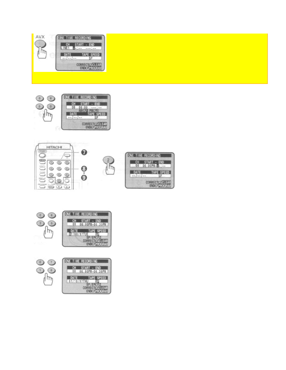 Hitachi VT-UX617A User Manual | Page 56 / 81