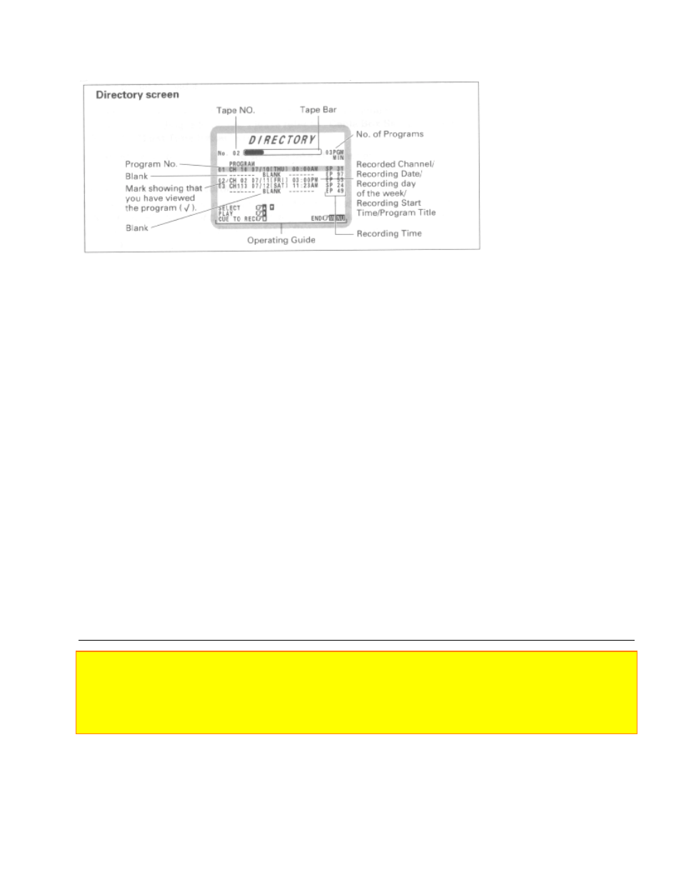 Storing tape data in memory | Hitachi VT-UX617A User Manual | Page 66 / 81