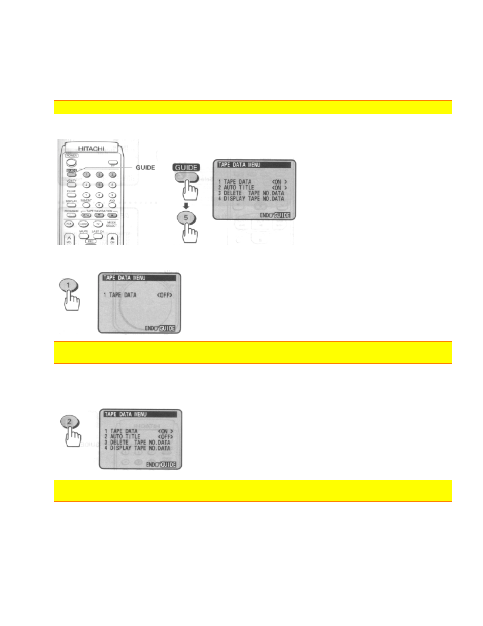 Hitachi VT-UX617A User Manual | Page 69 / 81