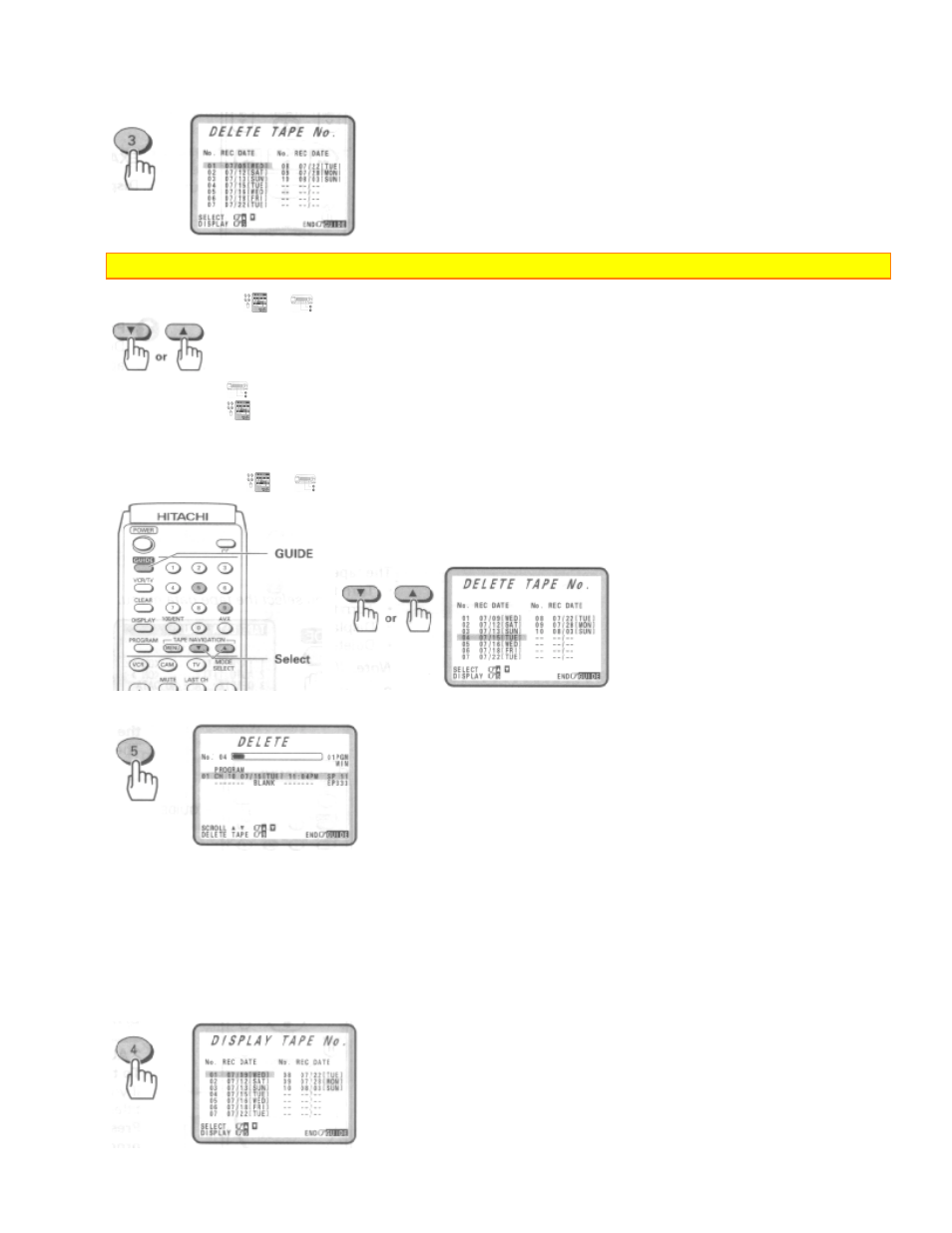 Hitachi VT-UX617A User Manual | Page 70 / 81