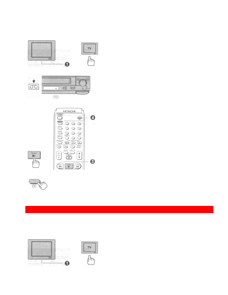 Programming the vcr remote to control your tv | Hitachi VT-UX617A User Manual | Page 73 / 81