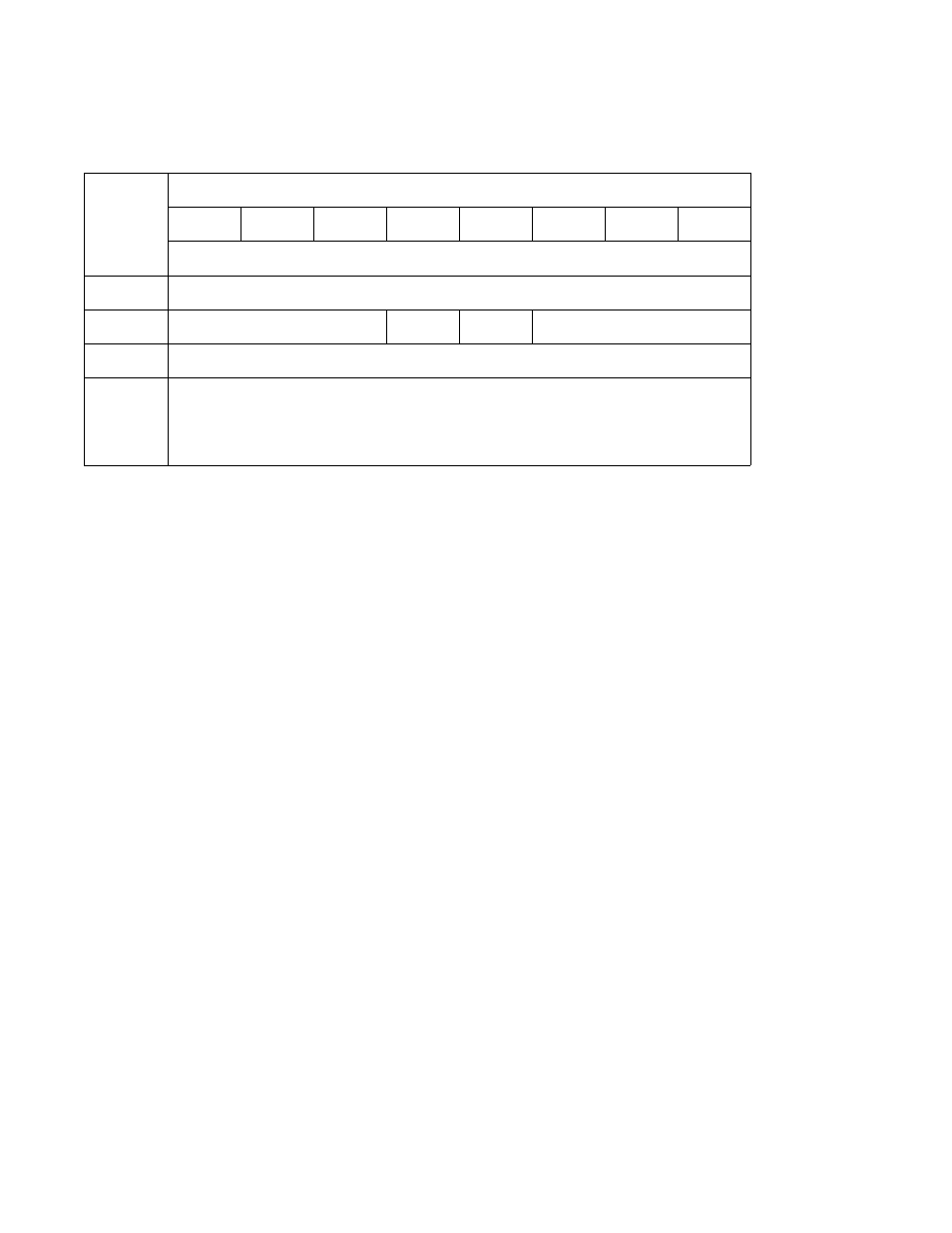1 defect list header, Table 190.defect list header | Hitachi ULTRASTAR 15K450 HUS154530VLF400 User Manual | Page 249 / 417