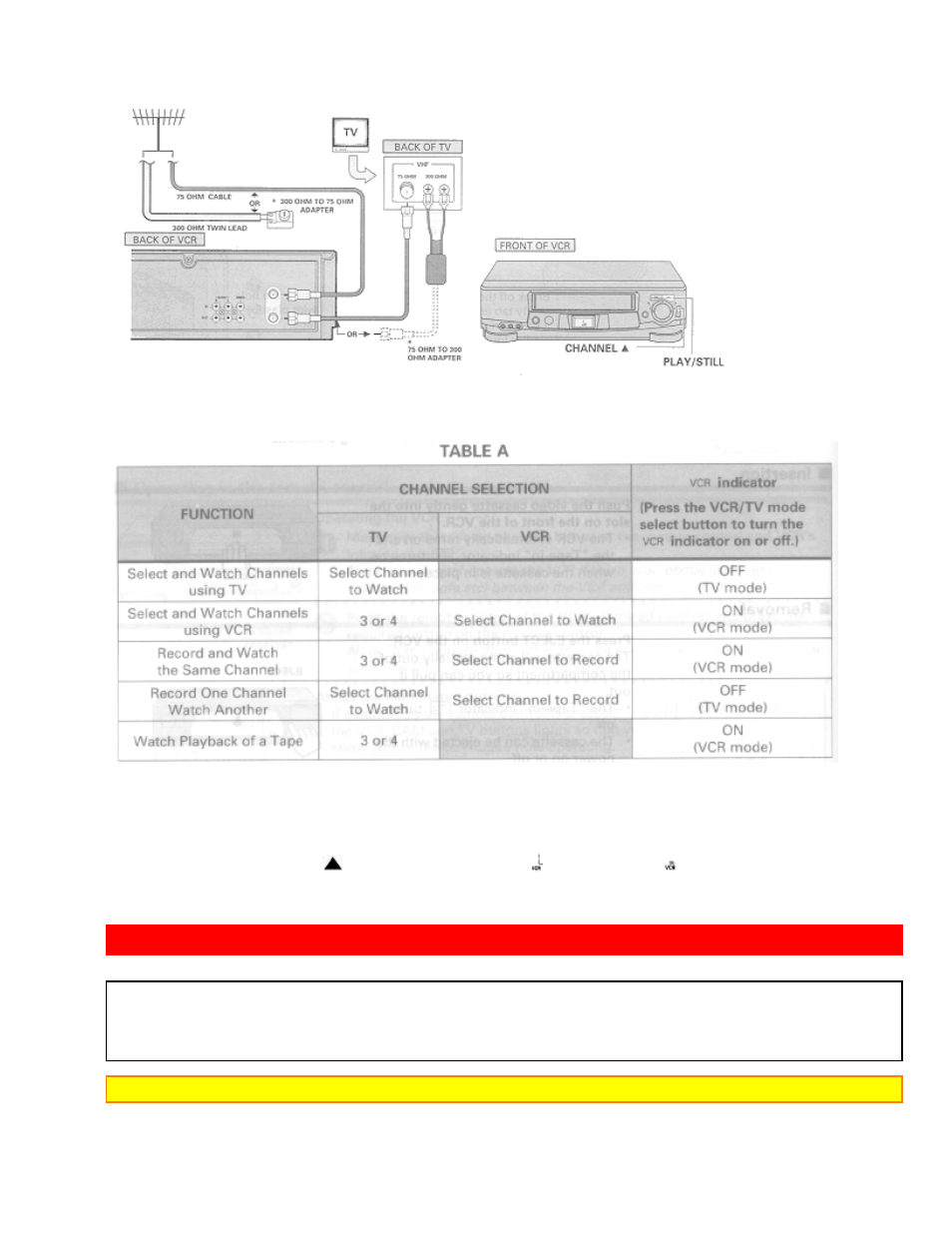 Advanced antenna hookup -av hookup [b, With this hookup | Hitachi VT-FX6404A User Manual | Page 13 / 74