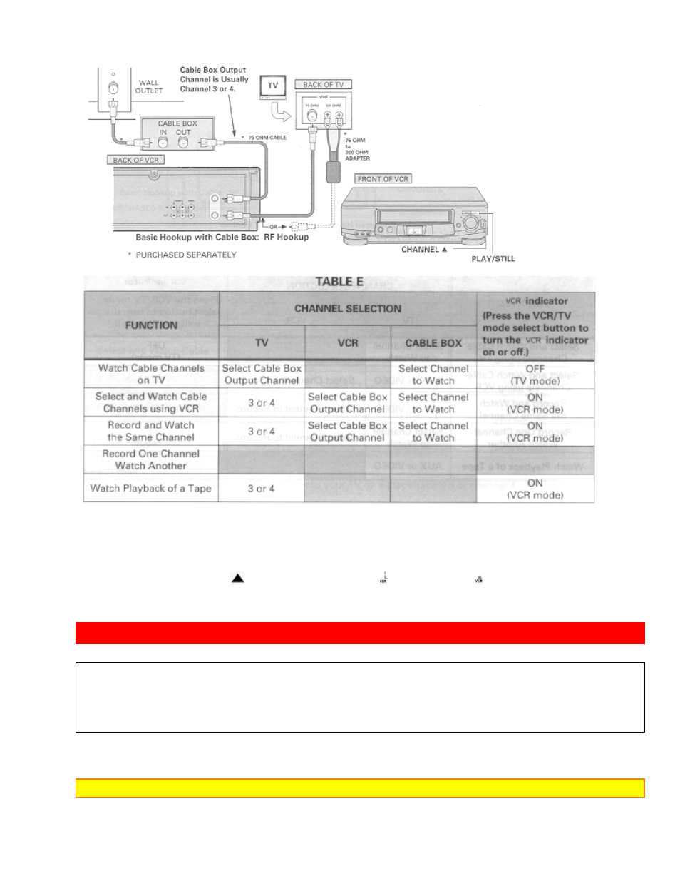 Advanced cable hookup -with cable box [f, With this hookup | Hitachi VT-FX6404A User Manual | Page 17 / 74