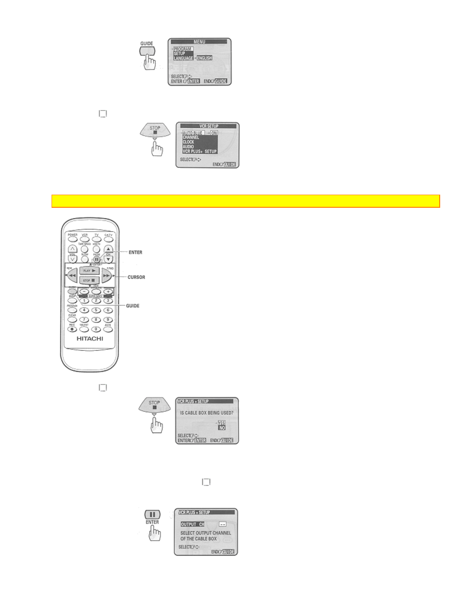 Hitachi VT-FX6404A User Manual | Page 30 / 74