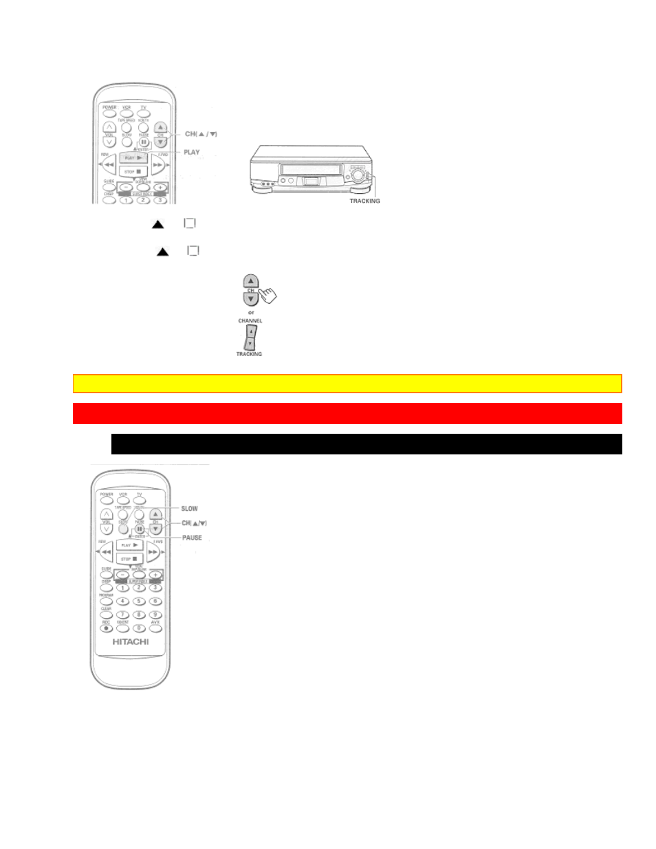 Special playback effects, Variable speed playback | Hitachi VT-FX6404A User Manual | Page 34 / 74