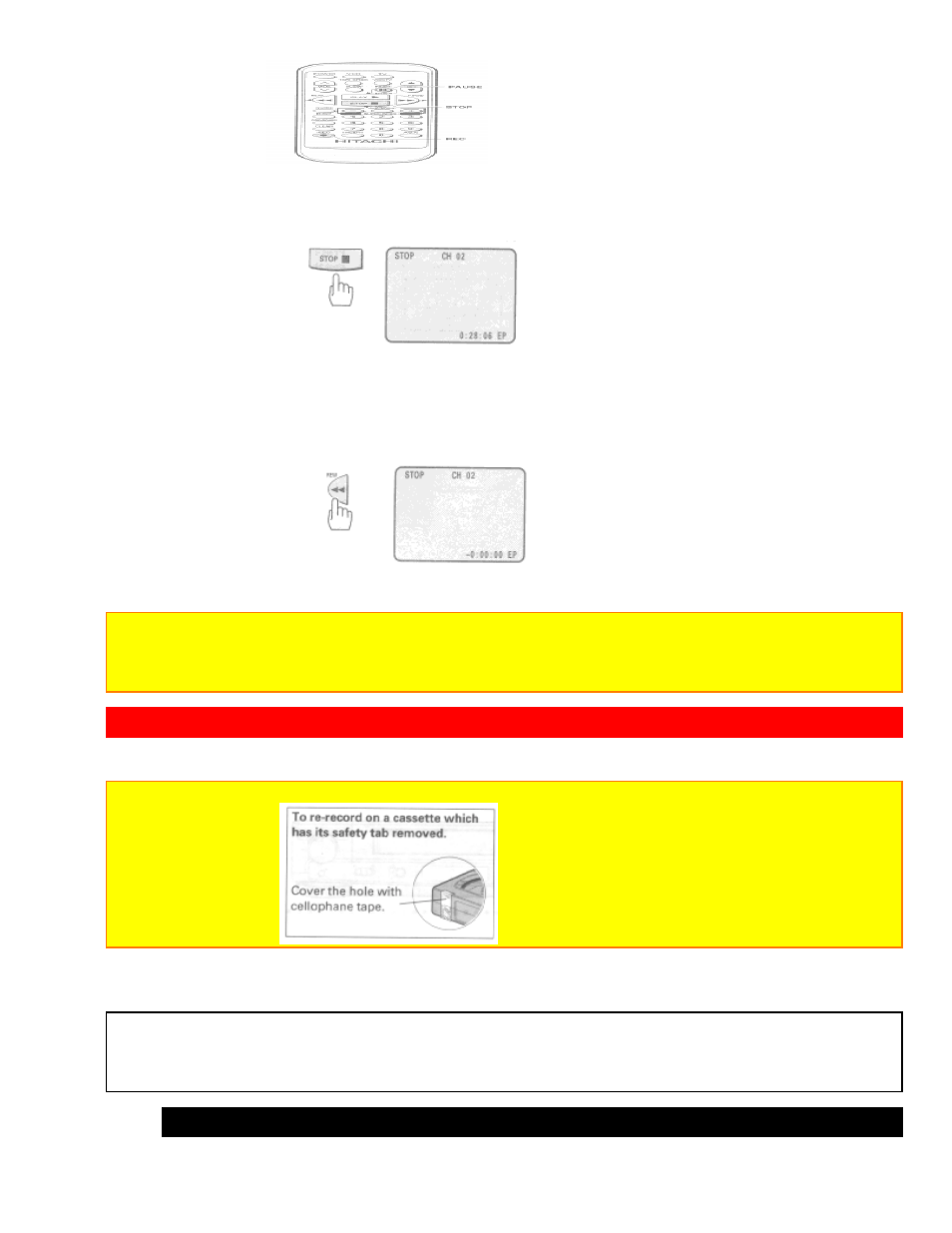 Recording a program, Basic recording steps, Before you record | Hitachi VT-FX6404A User Manual | Page 44 / 74