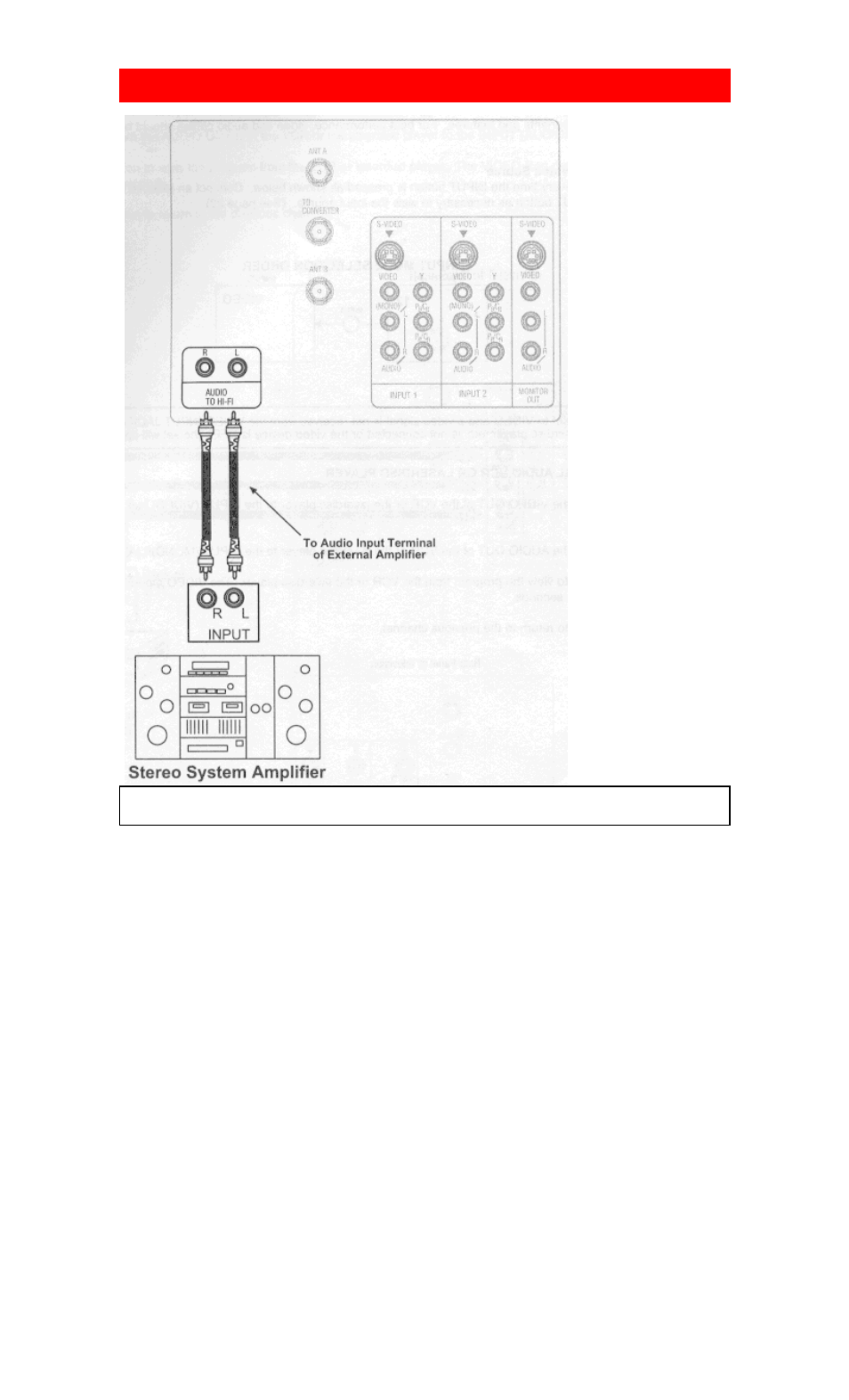 Connecting external audio sources | Hitachi 53FDX01B User Manual | Page 15 / 62