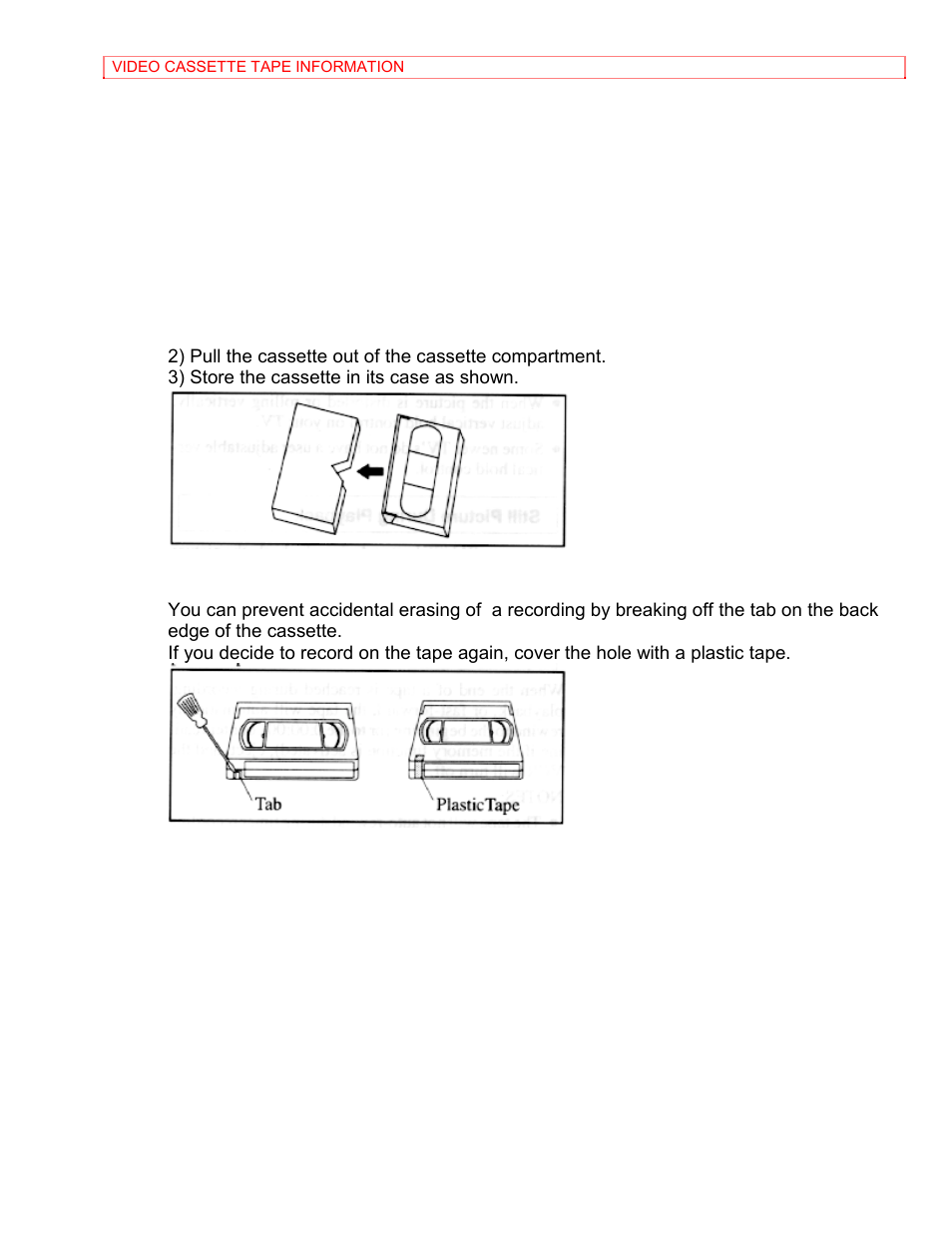 Erase prevention | Hitachi VT-MX4410A User Manual | Page 14 / 72