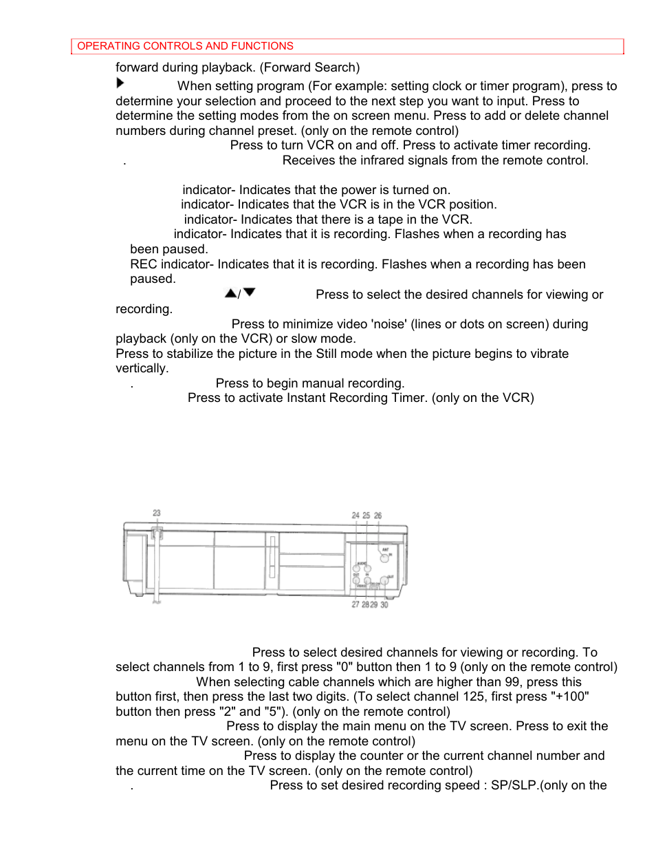 Hitachi VT-MX4410A User Manual | Page 16 / 72