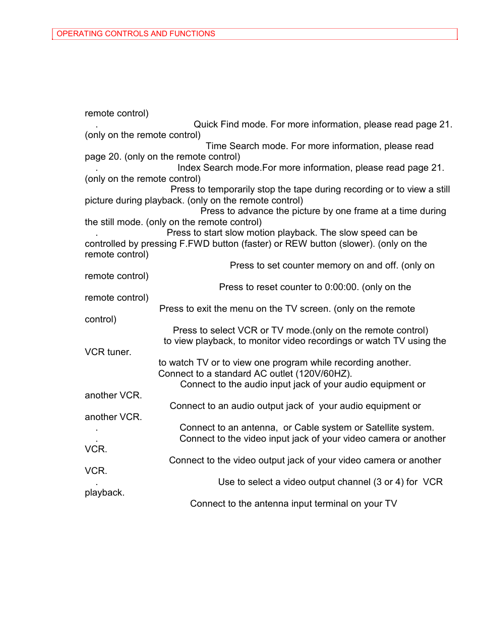 Hitachi VT-MX4410A User Manual | Page 17 / 72