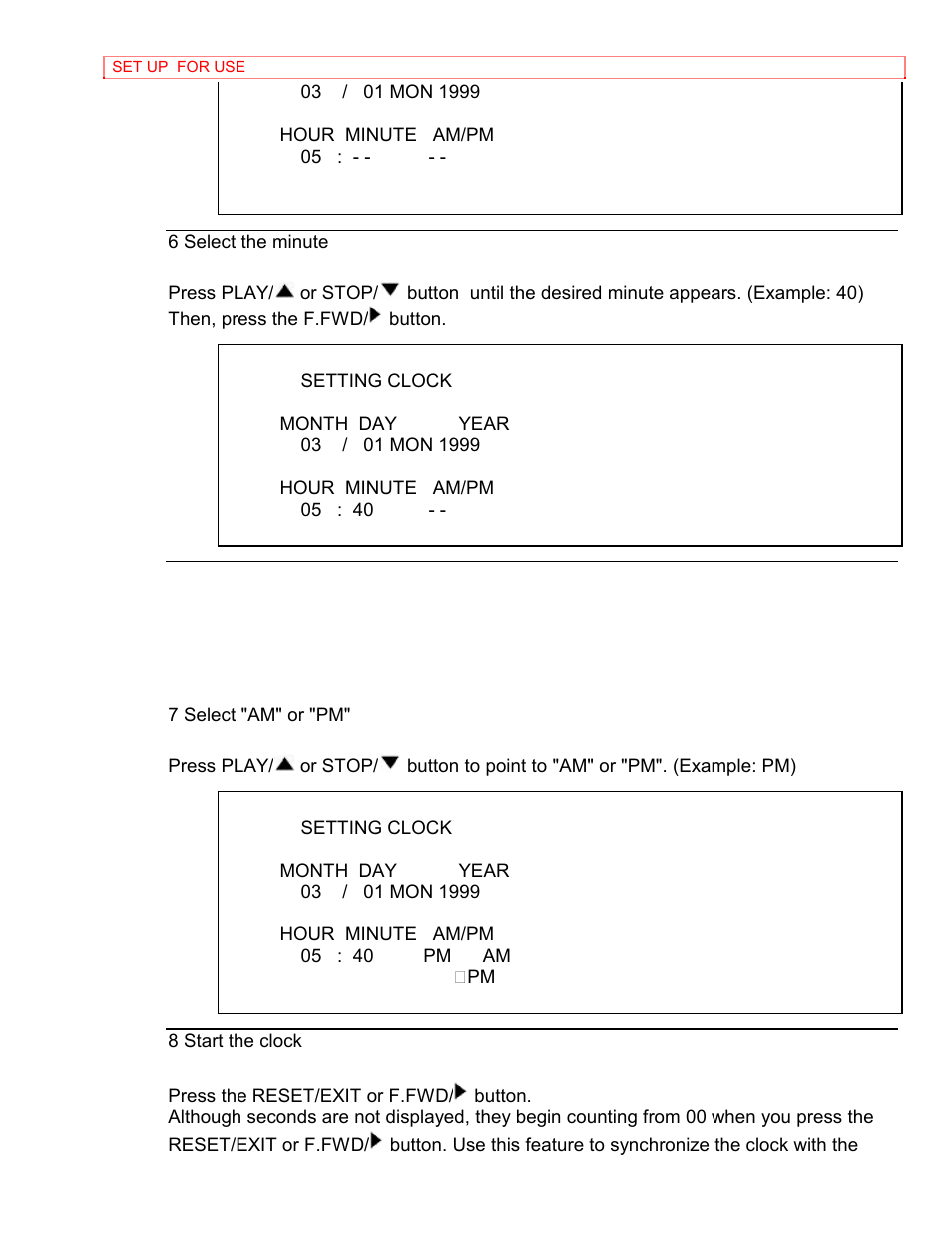 Hitachi VT-MX4410A User Manual | Page 32 / 72