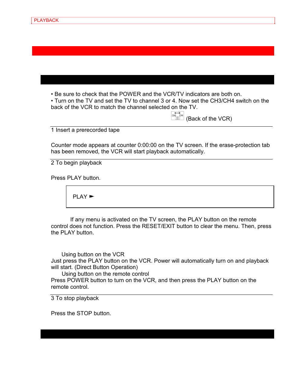 Playback, Normal playback, Picture search | Hitachi VT-MX4410A User Manual | Page 37 / 72