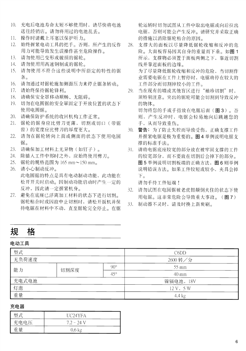 Hitachi C6DD User Manual | Page 7 / 22