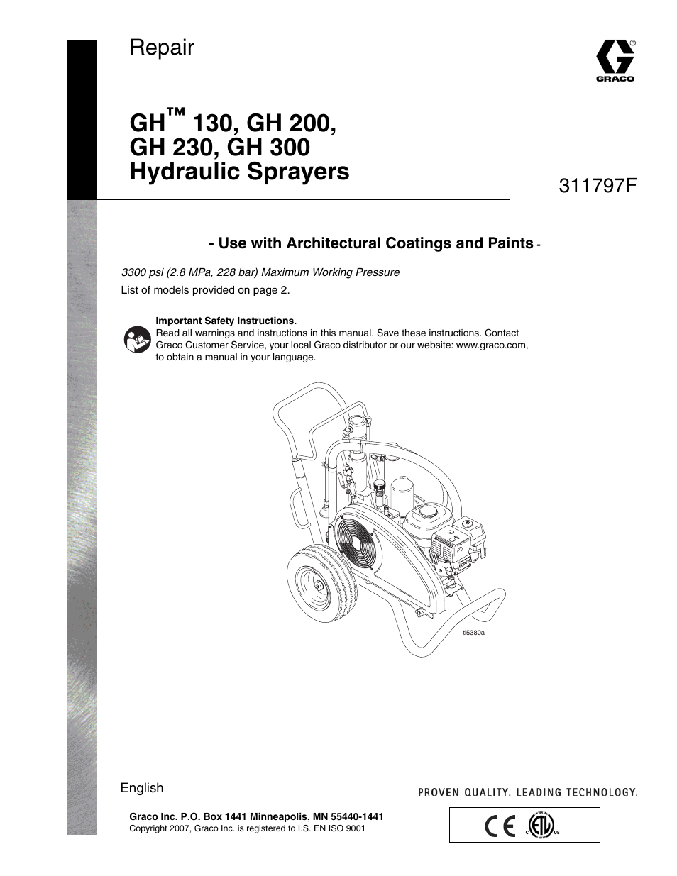 Hitachi GH 300 User Manual | 34 pages