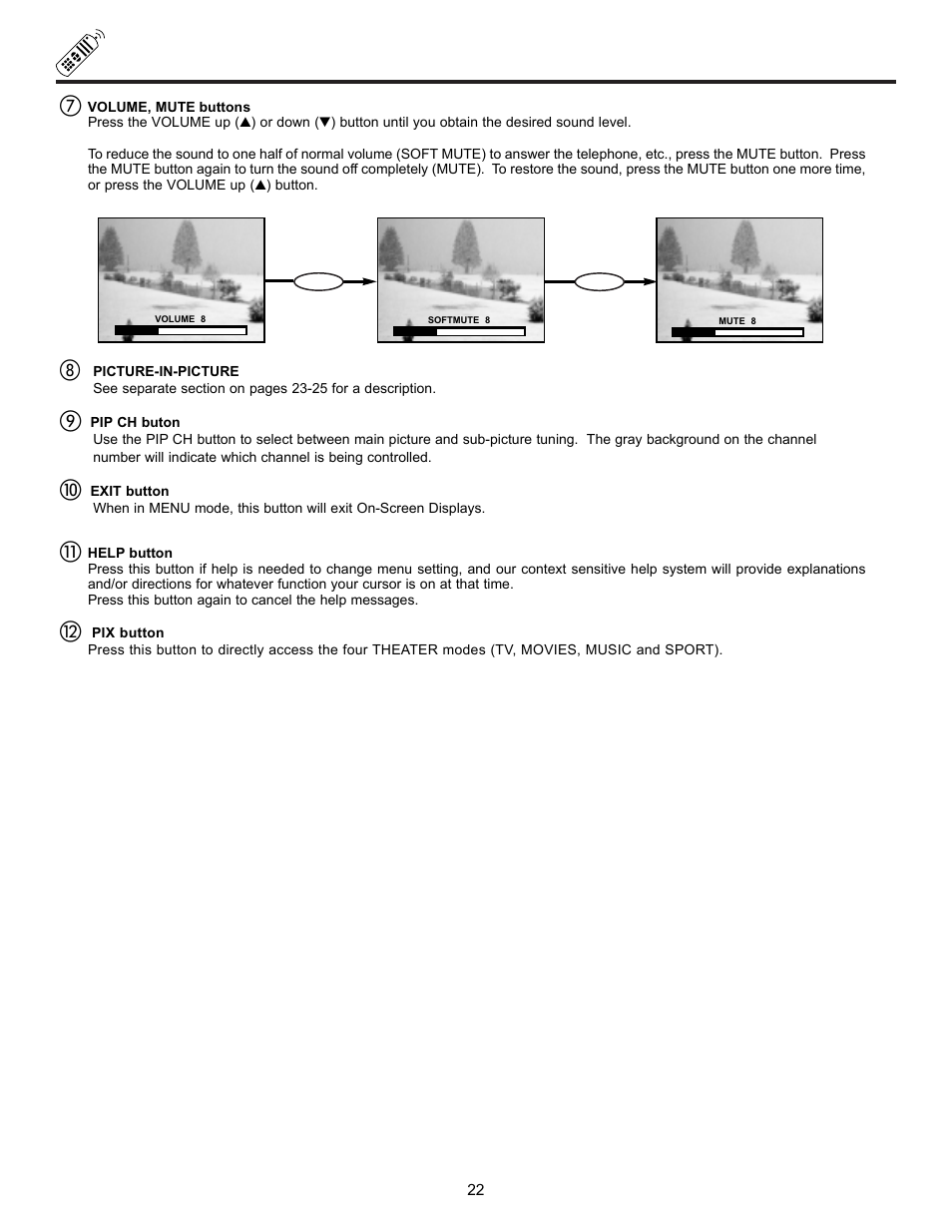 How to use the remote to control your tv | Hitachi DX Series 50DX10B User Manual | Page 22 / 60