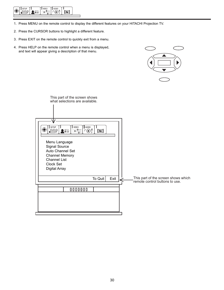 Ultratec osd | Hitachi DX Series 50DX10B User Manual | Page 30 / 60