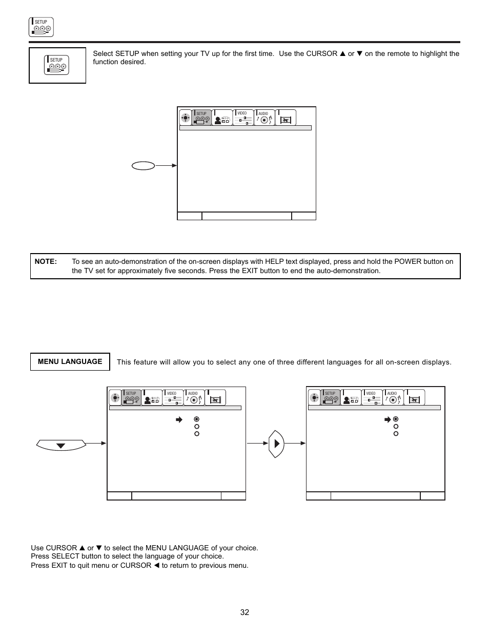 Set up | Hitachi DX Series 50DX10B User Manual | Page 32 / 60