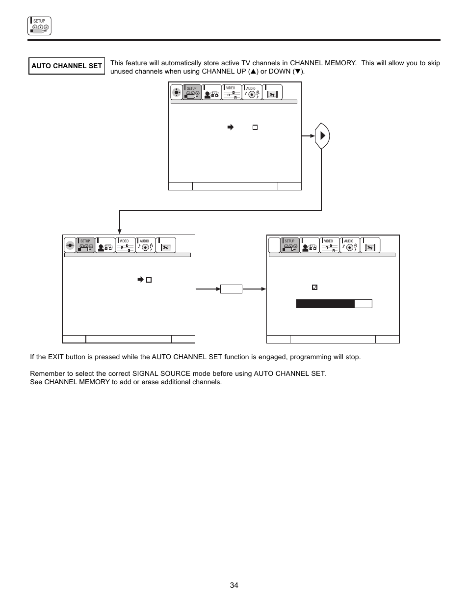 Set up | Hitachi DX Series 50DX10B User Manual | Page 34 / 60