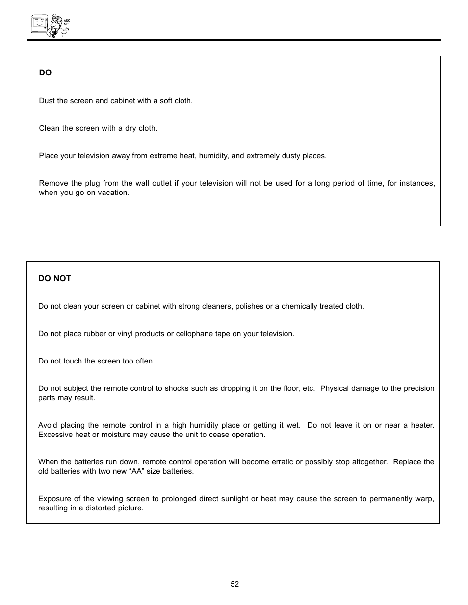 Hitachi DX Series 50DX10B User Manual | Page 52 / 60