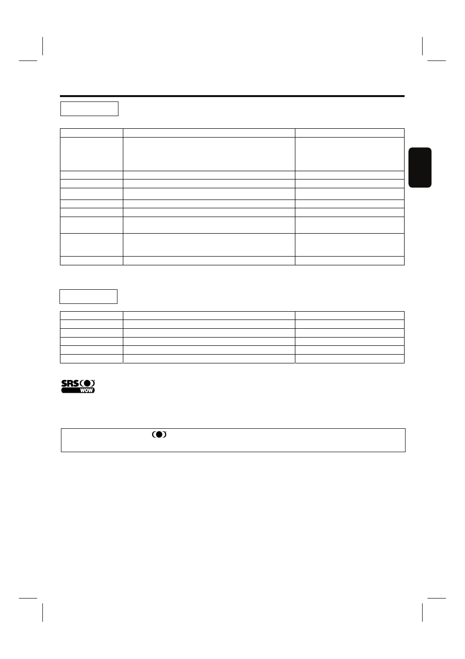 Ntsc tv/ video mode osd (on-screen display), Video audio | Hitachi 35HDL52 User Manual | Page 34 / 52