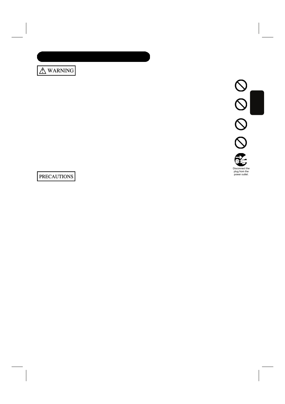 Safety instructions(continued) | Hitachi 35HDL52 User Manual | Page 6 / 52