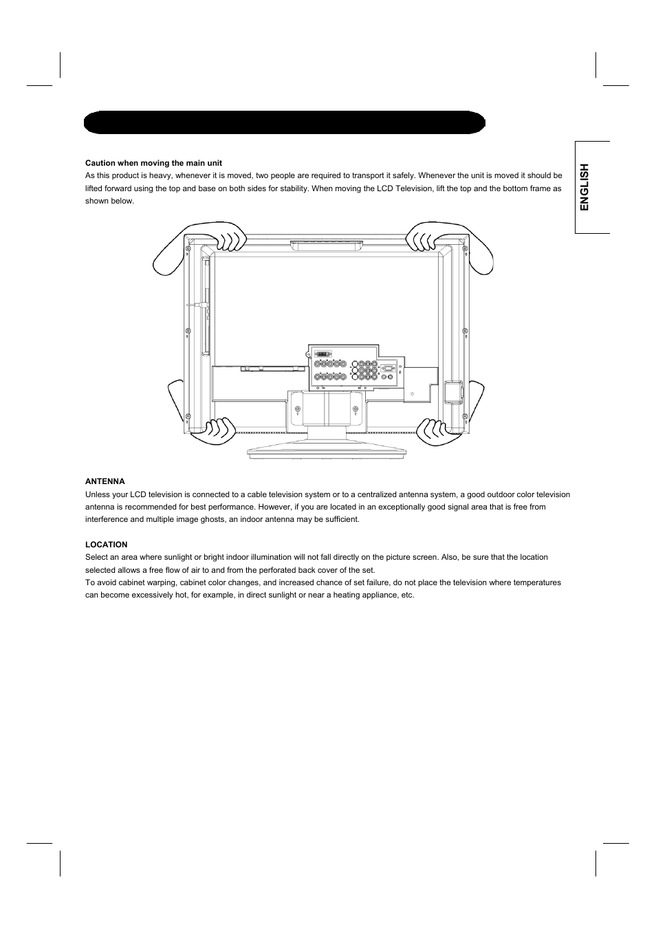 How to setup your new hitachi lcd television | Hitachi 26LD8000TA User Manual | Page 11 / 40