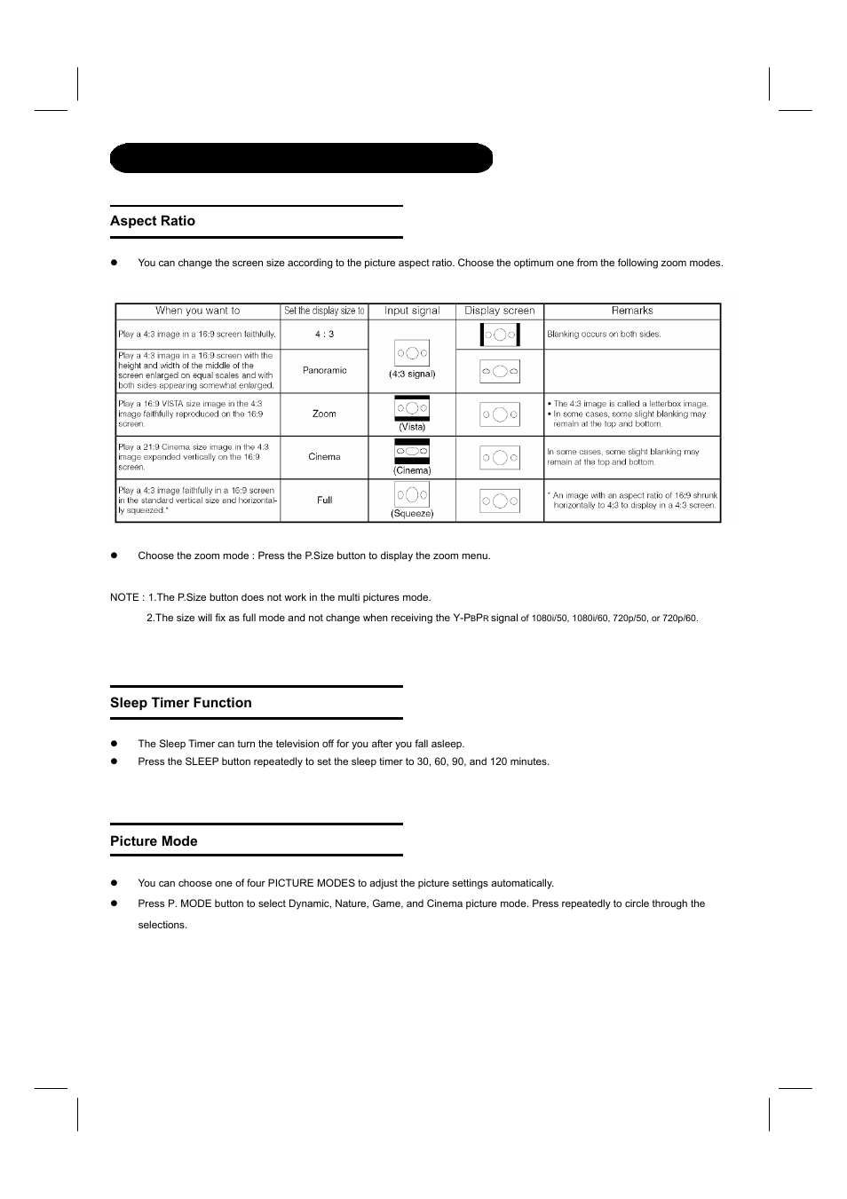 Remote control buttons and functions | Hitachi 26LD8000TA User Manual | Page 22 / 40